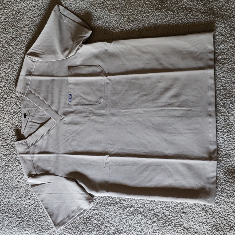 CODE NXT Storm Scrub Top in Overcast Grey